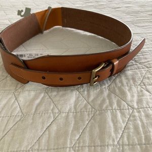 Brown Leather Waist Belt